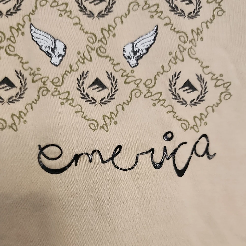 Emerica. Tan Graphic Short Sleeve Tee - Picture 3 of 9